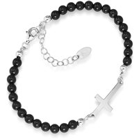 Bracciale Amen A-Men in Argento Onice BRUBN3 - BRUBN3